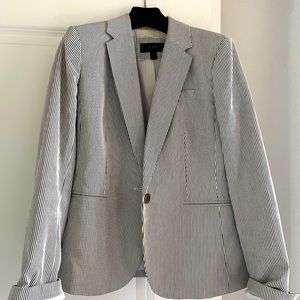 J Crew striped blazer size 6